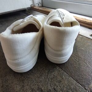 STQ Women Canvas Slip On Sneaker Off White Bungee Lace Walking Shoes QX-ST2306 9